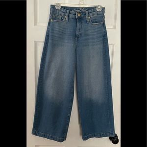 Universal Thread 2 26R highest rise wide leg crop jeans